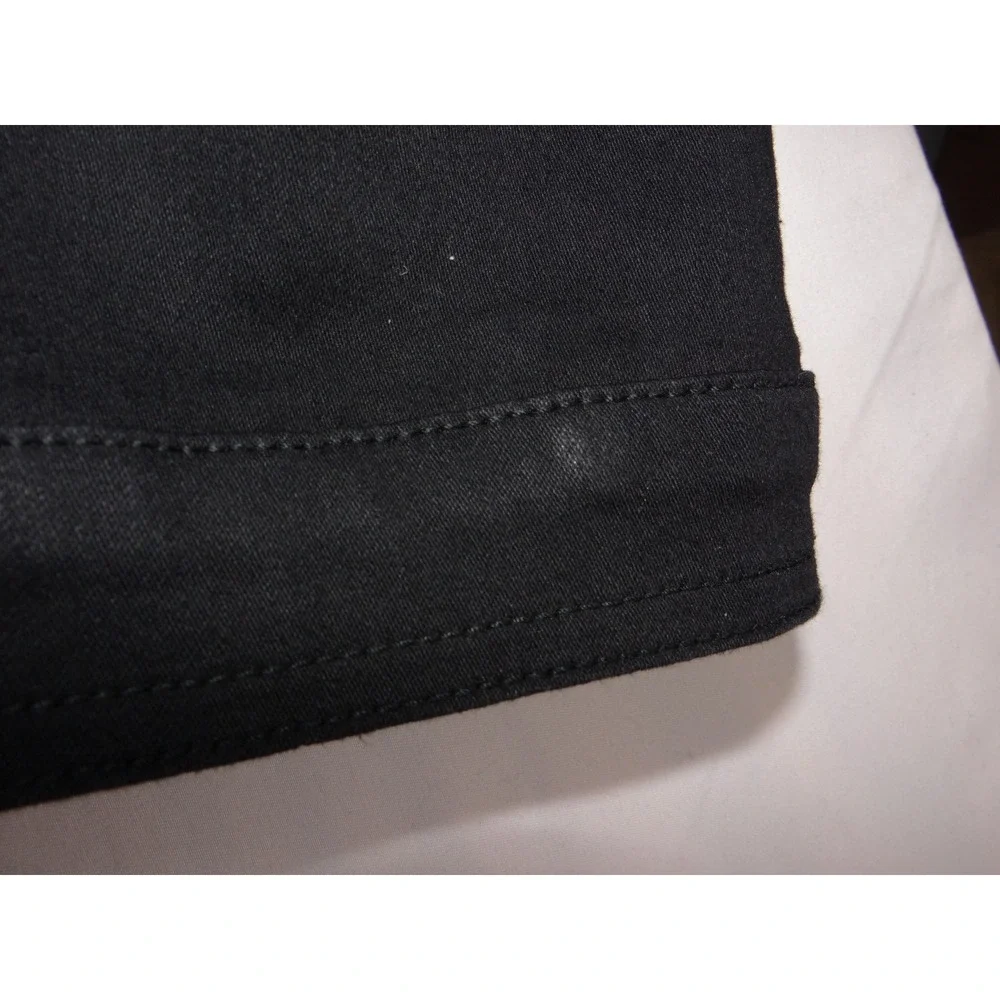 DG2 Diane Gilman Black Denim Trucker Jacket Plus Size 3X Solid Twill Outerwear